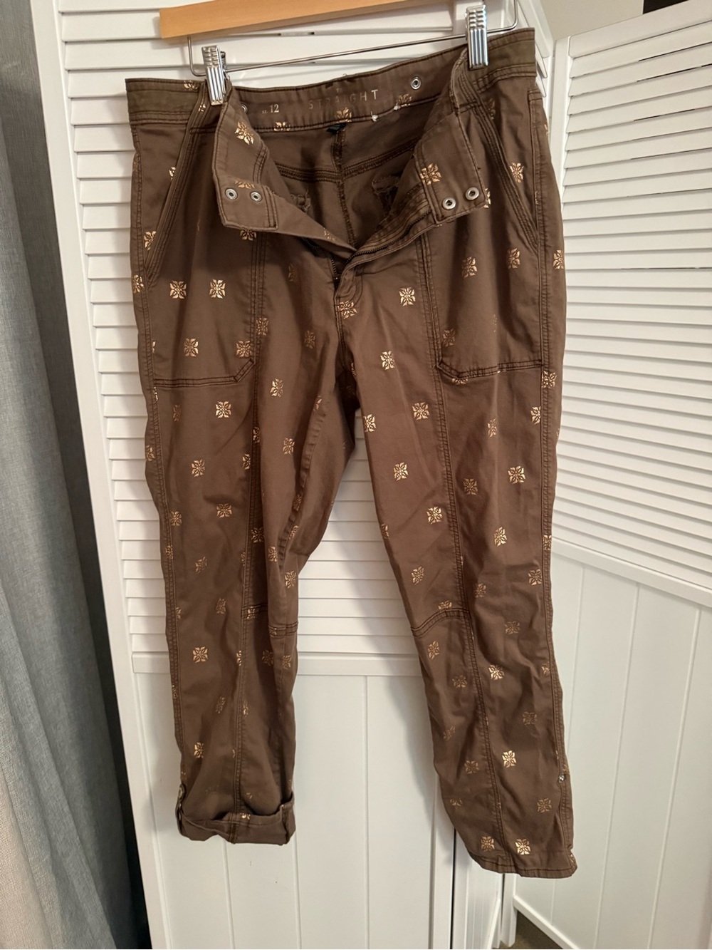 White House Black Market Brown Women's Pants